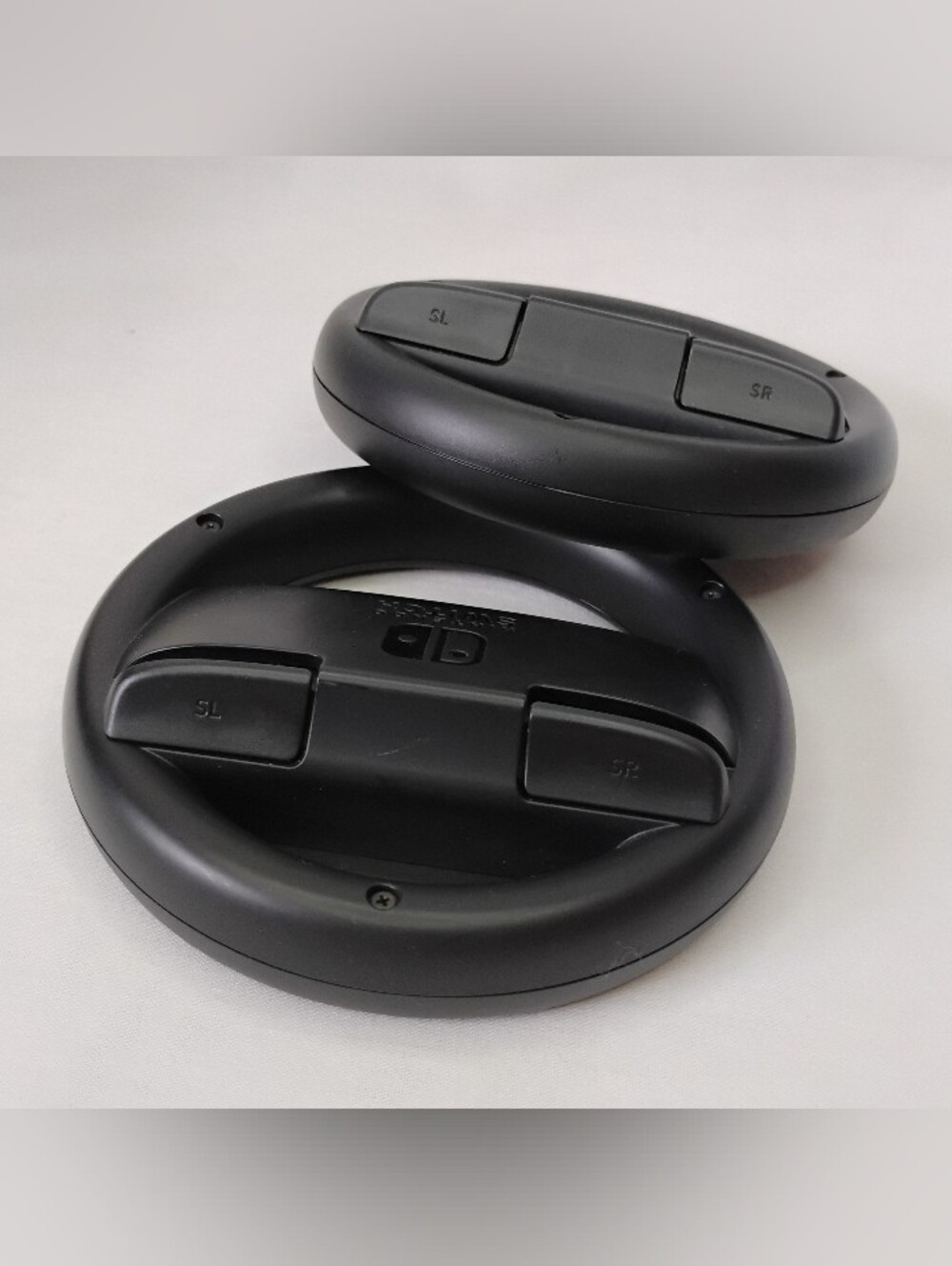 2pc Set Official Nintendo Switch Joy Con Steering Wheel Adapters For Mario Kart - Picture 4 of 12
